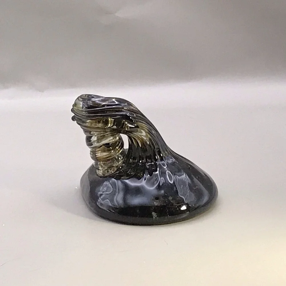 Glass Pen Holder And Paperweight Beautiful 4